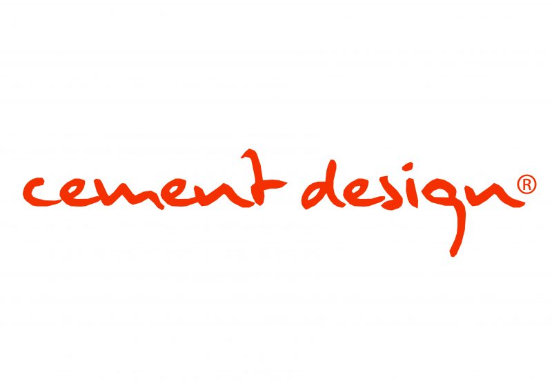 Cement Design | Logo Blanco Cement Design Concrete Cemento
